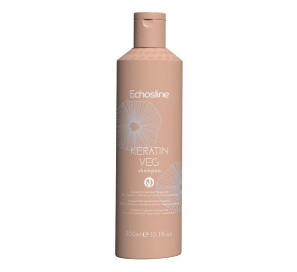 Echosline Keratin Veg Restructuring Shampoo Реконструиращ шампоан с кератин и арганово масло 300ml